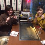 同期が食べに来てくれました('ω')ノ