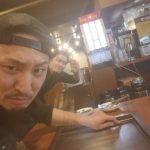 楽しく掃除中♪