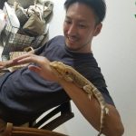 トカゲとふれあいました♪