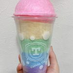 カラフルわたあめ食べました！