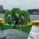 夏だ！海だ！水上アスレチックだ！！