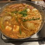 仕事終わりの鍋パーティー(/・ω・)/
